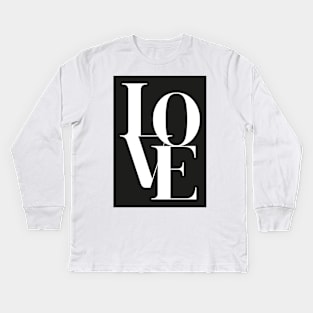 Love 01 Kids Long Sleeve T-Shirt